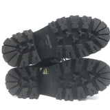 Zadig & Voltaire Ride Lace-Up High Combat Boots Black Leather Size 39