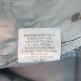 RE/DONE Cindy Crawford High Rise Stretch Jeans Super Light Blue Size 32