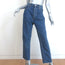 RE/DONE High Rise Stove Pipe Jeans Medium Blue Size 32