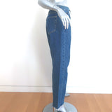 RE/DONE High Rise Stove Pipe Jeans Medium Blue Size 32