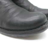 Fiorentini + Baker Elina Eternity Back-Zip Ankle Boots Black Leather Size 38/9