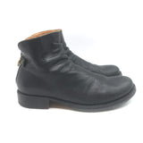 Fiorentini + Baker Elina Eternity Back-Zip Ankle Boots Black Leather Size 38/9