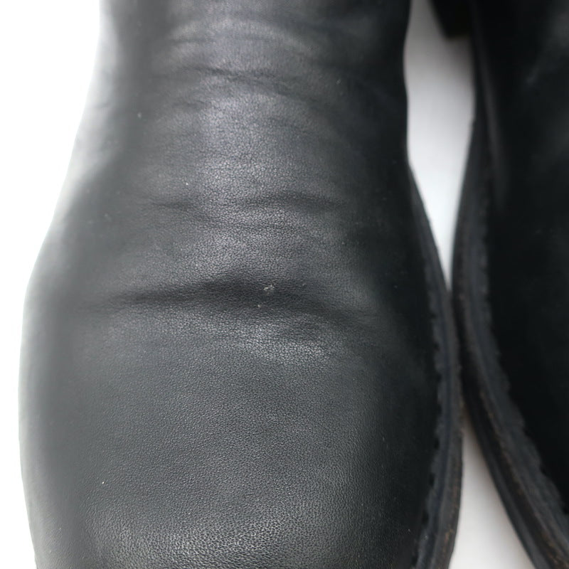Fiorentini + Baker Elina Eternity Back-Zip Ankle Boots Black Leather Size 38/9