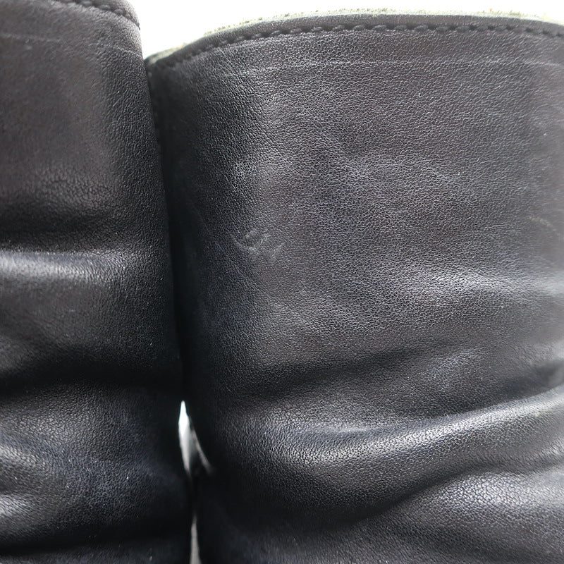 Fiorentini + Baker Elina Eternity Back-Zip Ankle Boots Black Leather Size 38/9