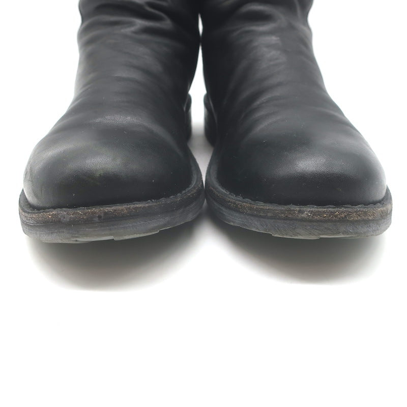 Fiorentini + Baker Elina Eternity Back-Zip Ankle Boots Black Leather Size 38/9