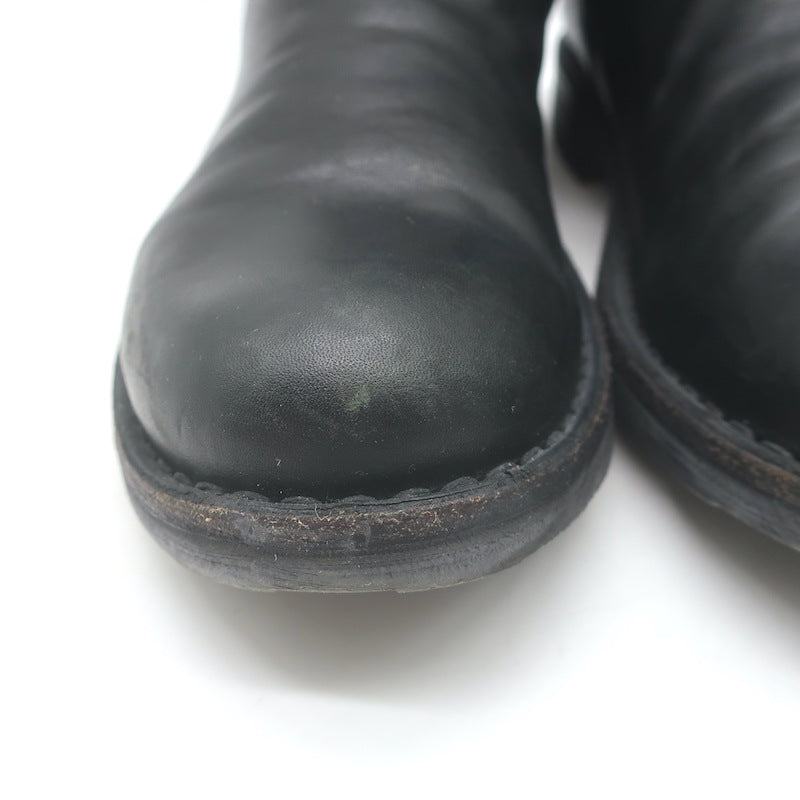 Fiorentini + Baker Elina Eternity Back-Zip Ankle Boots Black Leather Size 38/9