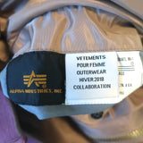 Vetements x Alpha Industries MA-1 Reversible Bomber Jacket Pink Size Extra Small