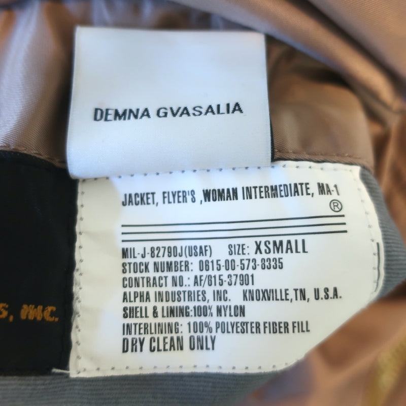 Vetements x Alpha Industries MA-1 Reversible Bomber Jacket Pink Size Extra Small