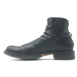 Fiorentini + Baker Elina Eternity Back-Zip Ankle Boots Black Leather Size 38/9