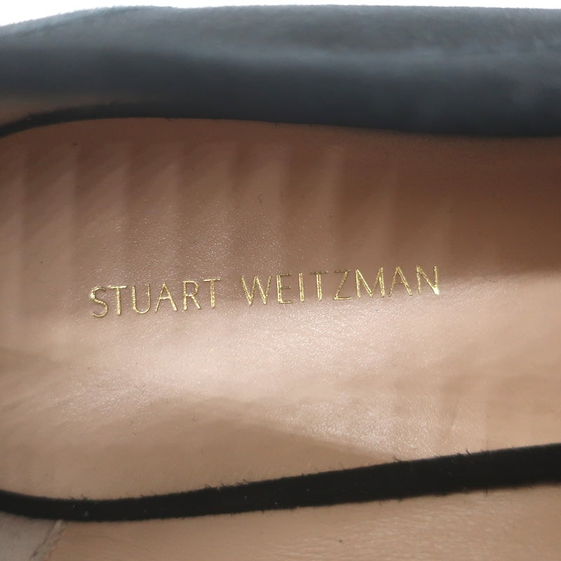 Stuart Weitzman Mocpearl Loafers Black Suede Size 11