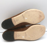 L.K. Bennett Gladiator Sandals Brown Suede Size 40 Lace-Up Flats