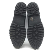 Alaia Eyelet-Embellished Derby Loafers Black Leather Size 39