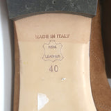 L.K. Bennett Gladiator Sandals Brown Suede Size 40 Lace-Up Flats