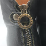 Fiorentini + Baker Elina Eternity Back-Zip Ankle Boots Black Leather Size 38/9