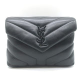 Saint Laurent LouLou Toy Mini Crossbody Bag Black Quilted Leather
