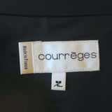 Courreges Multi-Zipper Cropped Jacket Black Stretch Cotton Size 6