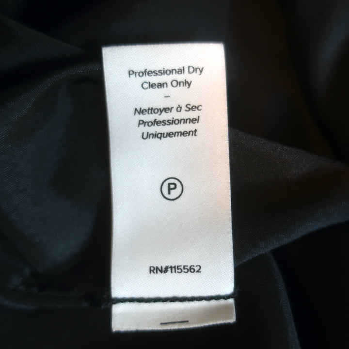 Cinq a Sept McKenna Twist-Front Collared Midi Dress Black Size 0