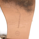 Ancient Greek Sandals Niove Slingback Sandals White Leather Size 40