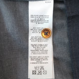 Paul Smith Sequined Yoke Snap-Front Shirt Blue Chambray Size Extra Large