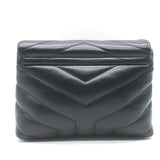 Saint Laurent LouLou Toy Mini Crossbody Bag Black Quilted Leather