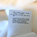 Saint Laurent Silk Button Down Shirt Ivory Size 40 Long Sleeve Blouse