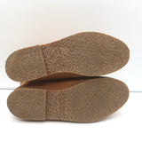 Jenni Kayne Shearling Moc Boots Brown Suede Size 37 Flat Ankle Boots