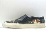 Givenchy Slip-On Skate Sneakers Black Magnolia Print Leather Size 40