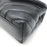Saint Laurent LouLou Toy Mini Crossbody Bag Black Quilted Leather