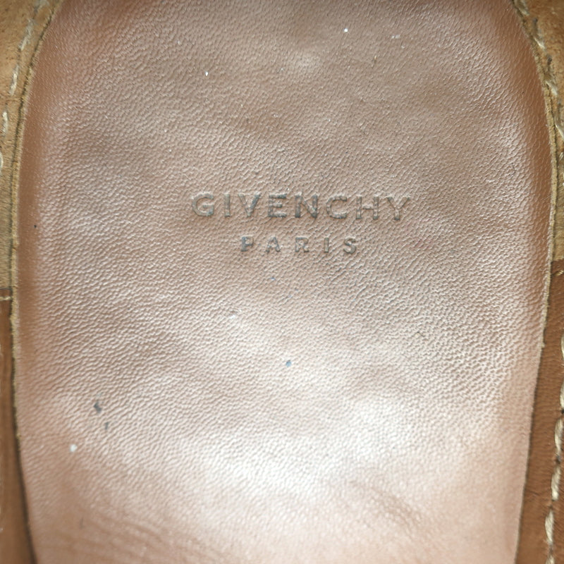 Givenchy Slip-On Skate Sneakers Black Magnolia Print Leather Size 40