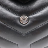 Saint Laurent LouLou Toy Mini Crossbody Bag Black Quilted Leather