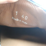 Givenchy Slip-On Skate Sneakers Black Magnolia Print Leather Size 40