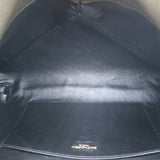 Saint Laurent Cassandre Large Envelope Pouch Light Musk Leather Clutch NEW