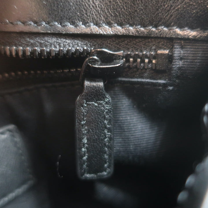 Saint Laurent LouLou Toy Mini Crossbody Bag Black Quilted Leather