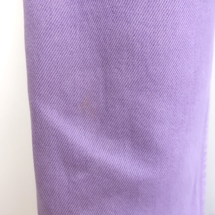 1/OFF Paris Upcycled Double-Waisted High Rise Jeans Lilac Denim Size Small
