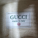 Gucci Ultrapace Low Top Sneakers Lizard-Embossed Leather & Suede Size 38