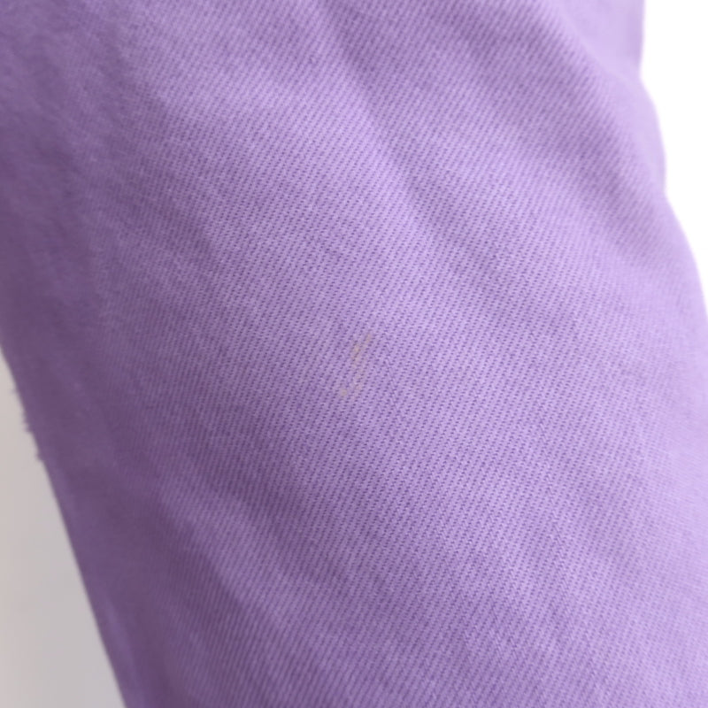 1/OFF Paris Upcycled Double-Waisted High Rise Jeans Lilac Denim Size Small