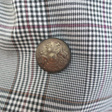 The Kooples Oversized Double Breasted Glen Check Blazer Gray Size 36