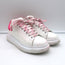 Alexander McQueen Oversized Sneakers White Leather & Hot Pink Suede Size 35