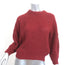 Isabel Marant Etoile Sweater Red Alpaca-Blend Ribbed Knit Size 38