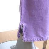 1/OFF Paris Upcycled Double-Waisted High Rise Jeans Lilac Denim Size Small