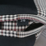 The Kooples Oversized Double Breasted Glen Check Blazer Gray Size 36