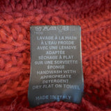 Isabel Marant Etoile Sweater Red Alpaca-Blend Ribbed Knit Size 38