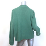 Kerri Rosenthal Ricki Max Heart Cashmere Cardigan Moss Size Large