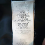 Helmut Lang Jacket Black Leather-Trimmed Stretch Wool Size 0