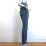 1/OFF Paris Upcycled Double-Waisted High Rise Jeans Size Small