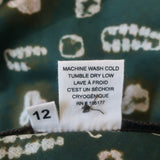 Ulla Johnson Ruffle Midi Dress Nia Olive Printed Cotton Size 12