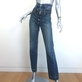1/OFF Paris Upcycled Double-Waisted High Rise Jeans Size Small