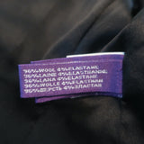 Ralph Lauren Collection Cropped Jacket Black Stretch Wool Size 6