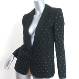Zadig & Voltaire Vito Stars Blazer Black Size 36 One-Button Jacket