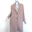 AllSaints Anya Coat Quartz Pink Wool-Blend Size Extra Small Two-Button Jacket